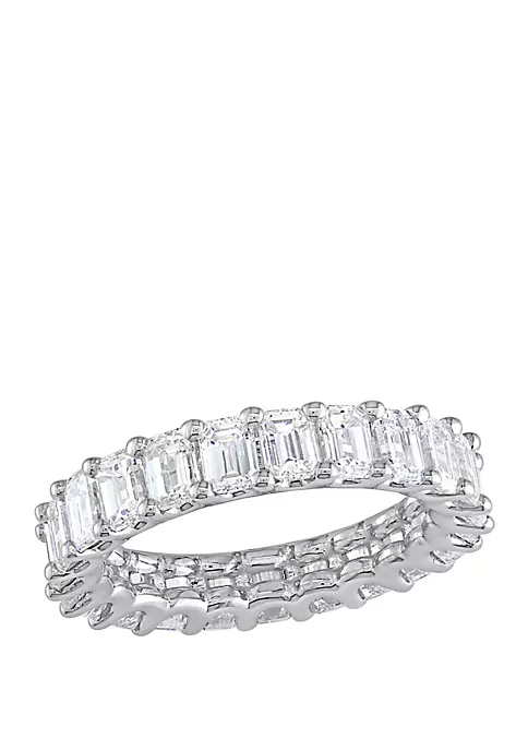 Buy 🤩 3.75 ct. t.w. Emerald Diamond Eternity Ring in 18k White Gold by Belk & Co. 🎁 1 Buy 🤩 3.75 ct. t.w. Emerald Diamond Eternity Ring in 18k White Gold by Belk & Co. 🎁