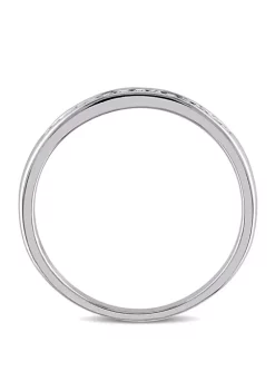 Wholesale 🥰 1/8 ct. t.w. Diamond Anniversary Band in 10K White Gold by Belk & Co. ✔️ -DealsBelk & Co. Store Belk 26788
