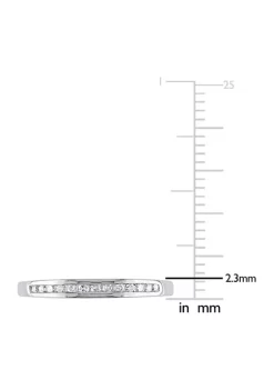Wholesale 🥰 1/8 ct. t.w. Diamond Anniversary Band in 10K White Gold by Belk & Co. ✔️ -DealsBelk & Co. Store Belk 26790