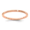 Best deal 🧨 10K Gold 1.2mm Flat Satin Stackable Band by Belk & Co. 🛒
