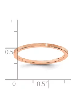 Best deal 🧨 10K Gold 1.2mm Flat Satin Stackable Band by Belk & Co. 🛒 -DealsBelk & Co. Store Belk 26832