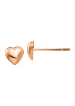 Brand new ✨ 14K Rose Gold Polished Heart Post Earrings by Belk & Co. ✨ -DealsBelk & Co. Store Belk 26846