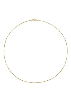 Top 10 👏 Beaded Chain Necklace in 18k Yellow Gold Plated Sterling Silver by Belk & Co. 🛒 -DealsBelk & Co. Store Belk 26883