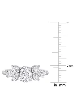 Budget 👏 Lab Created Created Moissanite-White Fashion Ring 10k White Gold by Belk & Co. 🌟 -DealsBelk & Co. Store Belk 26900