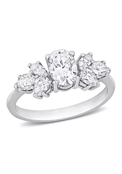 Budget 👏 Lab Created Created Moissanite-White Fashion Ring 10k White Gold by Belk & Co. 🌟 -DealsBelk & Co. Store Belk 26902