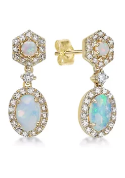 Budget ๐ 3/4 ct. t.w. Opal and 1/3 ct. t.w. Diamond Earrings in 10K Yellow Gold by Belk & Co. ๐คฉ 6 Budget ๐ 3/4 ct. t.w. Opal and 1/3 ct. t.w. Diamond Earrings in 10K Yellow Gold by Belk & Co. ๐คฉ -DealsBelk & Co. Store Belk 26910