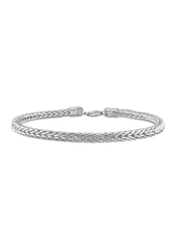 Best Pirce 👍 Sterling Silver Foxtail Chain Bracelet, 9" by Belk & Co. ❤️ -DealsBelk & Co. Store Belk 26986