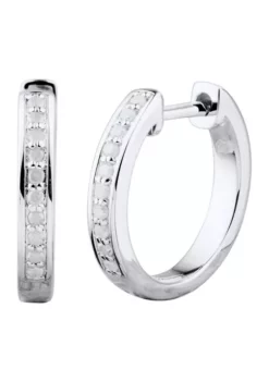 Best Sale 🔔 1/4 ct. t.w. Diamond Necklace and Earrings Set in Sterling Silver with 18" Cable Chain by Belk & Co. 👏 -DealsBelk & Co. Store Belk 270