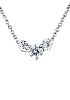 Budget ๐ 1/2 ct. t.w. Diamond Necklace in 10K White Gold by Belk & Co. โญ