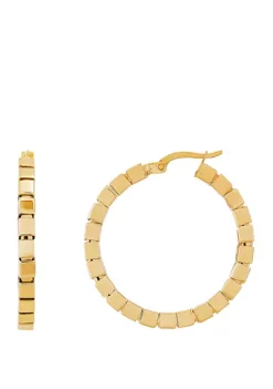 Outlet ✨ Square Hoop Earring in 10K Yellow Gold by Belk & Co. 🎁 -DealsBelk & Co. Store Belk 27026