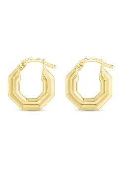 Best Pirce 😉 14KY OCTAGON EARRING by Belk & Co. 🌟 -DealsBelk & Co. Store Belk 27067