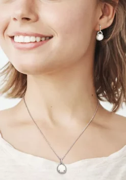 Promo โจ 2-Piece Set 5 1/4 CT TGW Opal and White Topaz Halo Pendant with Chain and Hoop Halo Charm Earrings in Sterling Silver by Belk & Co. ๐ 9 Promo โจ 2-Piece Set 5 1/4 CT TGW Opal and White Topaz Halo Pendant with Chain and Hoop Halo Charm Earrings in Sterling Silver by Belk & Co. ๐ -DealsBelk & Co. Store Belk 27165