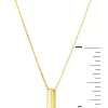 Buy 🧨 14 Karat Yellow Gold Block Initial-L Necklace by Belk & Co. 🎉