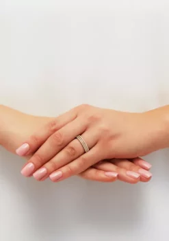 Flash Sale ⌛ 1/3 ct. t.w. Diamond Three Straight Ring in 10K Yellow Gold by Belk & Co. 🥰 -DealsBelk & Co. Store Belk 2719