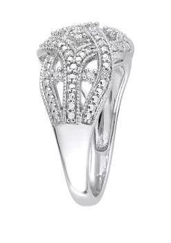 Budget 🔔 Diamond Infinity Ring in Sterling Silver by Belk & Co. 🧨 -DealsBelk & Co. Store Belk 27192