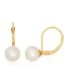 Discount 🌟 Kids Freshwater Pearl Earrings in 14k Yellow Gold by Belk & Co. 🧨