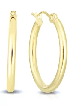 Coupon 🌟 14KY ROUND TUBE EARRING by Belk & Co. 🎁