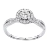 Flash Sale ⭐ 1/2 ct. t.w. Diamond Engagement ring in 10K White Gold by Belk & Co. 🤩