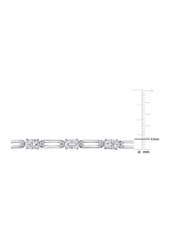 Discount 💯 6 ct. t.w. Created Moissanite Tennis Bracelet in Sterling Silver by Belk & Co. 😍 -DealsBelk & Co. Store Belk 27240
