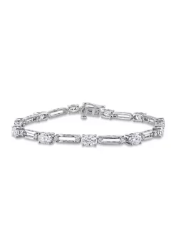 Discount 💯 6 ct. t.w. Created Moissanite Tennis Bracelet in Sterling Silver by Belk & Co. 😍 -DealsBelk & Co. Store Belk 27243