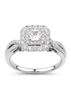 Promo ๐ 1 ct. t.w. Diamond Engagement Ring in 14K White Gold by Belk & Co. ๐ฏ