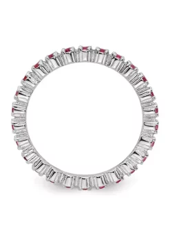 Best Pirce 😉 3/8 ct. t.w. Pink Tourmaline Stackable Expressions Ring in Sterling Silver by Belk & Co. 🛒 -DealsBelk & Co. Store Belk 27387