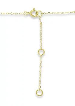 Cheapest 🎉 1/10 ct. t.w. Diamond Star Necklace on 15-1/2 inch Chain with 2" Extender, 18K Gold over Silver by Belk & Co. 😀 -DealsBelk & Co. Store Belk 27393