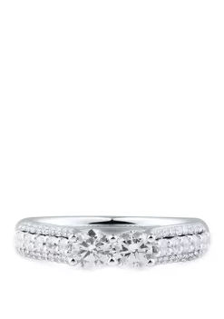 Cheap 🎁 1 ct. t.w. Diamond Ring in 14K White Gold by Belk & Co. 💯
