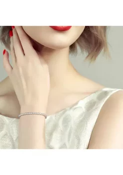 Best reviews of 🔔 2.7 ct. t.w. Created Moissanite S-Shape Tennis Bracelet in Sterling Silver by Belk & Co. ❤️ -DealsBelk & Co. Store Belk 27426