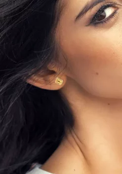 Cheapest 🔥 2.25 CT TGW Citrine Octagon Stud Earrings in 14k Yellow Gold by Belk & Co. 😉 -DealsBelk & Co. Store Belk 27440