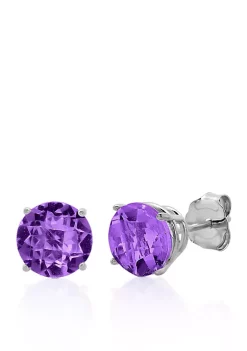 Top 10 🛒 10k White Gold Amethyst Stud Earrings by Belk & Co. 😉 -DealsBelk & Co. Store Belk 27470