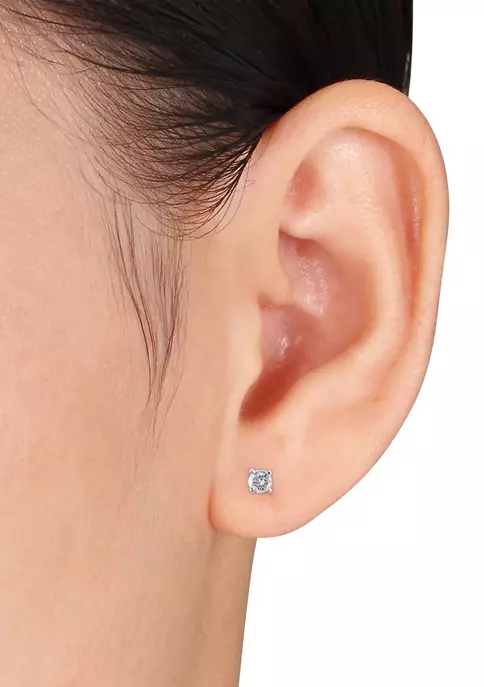 Promo ๐ฅฐ 1/4 ct. t.w. Diamond Stud Earrings in 14k White Gold by Belk & Co. ๐ 2 Promo ๐ฅฐ 1/4 ct. t.w. Diamond Stud Earrings in 14k White Gold by Belk & Co. ๐ - Image 2