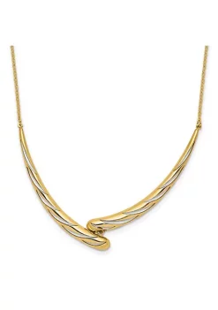 Discount 🤩 14K Yellow Gold Polished Necklace by Belk & Co. 🥰 -DealsBelk & Co. Store Belk 27525