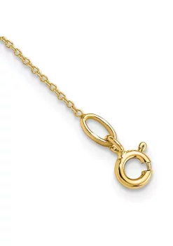 Best deal ⌛ 14K Yellow Gold Polished with 2 Inch Extension Necklace by Belk & Co. ⭐ -DealsBelk & Co. Store Belk 27540