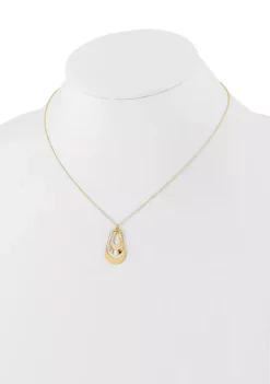 Best deal ⌛ 14K Yellow Gold Polished with 2 Inch Extension Necklace by Belk & Co. ⭐ -DealsBelk & Co. Store Belk 27541