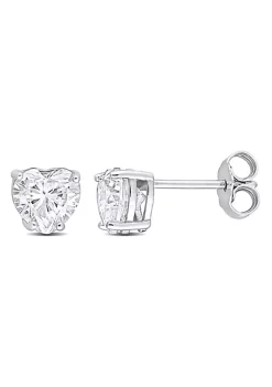 New ⭐ Lab Created 1.5 ct. t.g.w. Created Moissanite Stud Earrings in Sterling Silver by Belk & Co. ⭐
