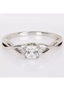 Top 10 👏 Lab Created 3/8 CT TGW Created White Sapphire and Diamond Infinity Ring in Sterling Silver by Belk & Co. 👍 -DealsBelk & Co. Store Belk 27576