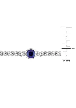 Buy ⌛ Lab Created 1.62 CT TGW Created Blue Sapphire Bracelet in Sterling Silver by Belk & Co. ✨ 8 Buy ⌛ Lab Created 1.62 CT TGW Created Blue Sapphire Bracelet in Sterling Silver by Belk & Co. ✨ -DealsBelk & Co. Store Belk 27581