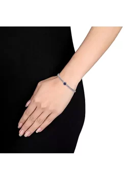 Buy ⌛ Lab Created 1.62 CT TGW Created Blue Sapphire Bracelet in Sterling Silver by Belk & Co. ✨ 9 Buy ⌛ Lab Created 1.62 CT TGW Created Blue Sapphire Bracelet in Sterling Silver by Belk & Co. ✨ -DealsBelk & Co. Store Belk 27582