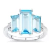 Cheapest 😉 Sky Blue Topaz And White Topaz Ring in Sterling Silver by Belk & Co. 🌟