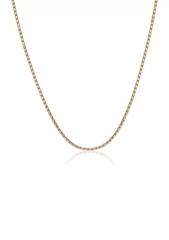 Deals ✔️ Stainless Steel 2.5 Millimeter Snake Chain Necklace with Gold Tone Ion Plating, 24 Inch by Belk & Co. ❤️