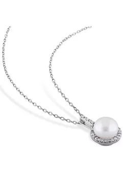 Deals 🎁 2-Piece Set of 8-8.5MM Freshwater Cultured Pearl and 1/3 ct. t.w. Diamond Earrings and Pendant with Chain in Sterling Silver by Belk & Co. 💯 8 Deals 🎁 2-Piece Set of 8-8.5MM Freshwater Cultured Pearl and 1/3 ct. t.w. Diamond Earrings and Pendant with Chain in Sterling Silver by Belk & Co. 💯 -DealsBelk & Co. Store Belk 27644