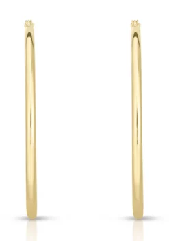 Hot Sale 🌟 14KY ROUND TUBE EARRING by Belk & Co. 👏 -DealsBelk & Co. Store Belk 2765