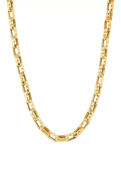Wholesale 🌟 Hollow Oval Links Necklace in 10K Yellow Gold by Belk & Co. 🧨