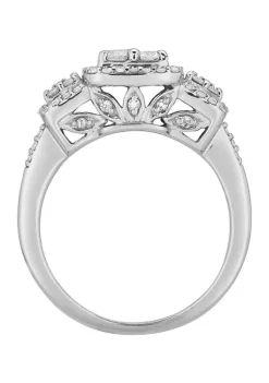 Outlet ✔️ 1.02 ct. t.w. Diamond Ring in 10K White Gold by Belk & Co. 🥰 -DealsBelk & Co. Store Belk 27726