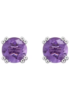 Best reviews of 🛒 Sterling Silver 7mm Round Amethyst Stud Earrings by Belk & Co. ✔️ -DealsBelk & Co. Store Belk 27790