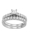 Best Sale 🤩 My Forever 1 ct. t.w. Round Diamond Bridal Ring Set in 14k White Gold by Belk & Co. 💯