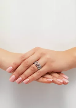 Best Pirce ⌛ 1 ct. t.w. Diamond Stack Ring in 10K White Gold by Belk & Co. ⭐ -DealsBelk & Co. Store Belk 27820