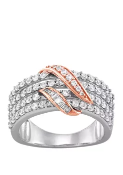 Best Pirce ⌛ 1 ct. t.w. Diamond Stack Ring in 10K White Gold by Belk & Co. ⭐ -DealsBelk & Co. Store Belk 27821