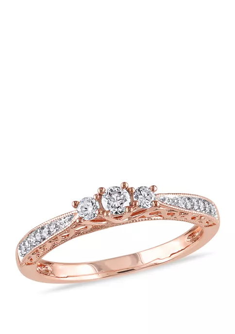 Best deal โญ 1/4 ct. t.w. Diamond 3 Stone Engagement Ring by Belk & Co. ๐ฅ 1 Best deal โญ 1/4 ct. t.w. Diamond 3 Stone Engagement Ring by Belk & Co. ๐ฅ
